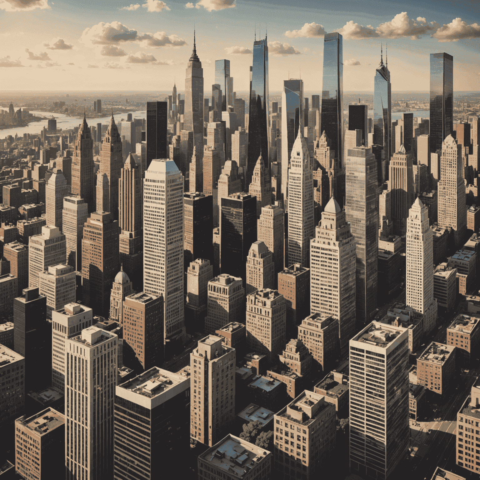 Collage of diverse city skylines representing potential places to live, showcasing modern skyscrapers, historical architecture, and natural landscapes